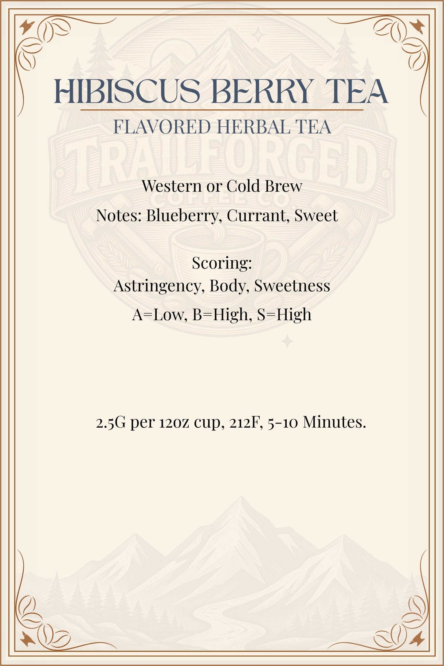 Hibiscus Berry Tea